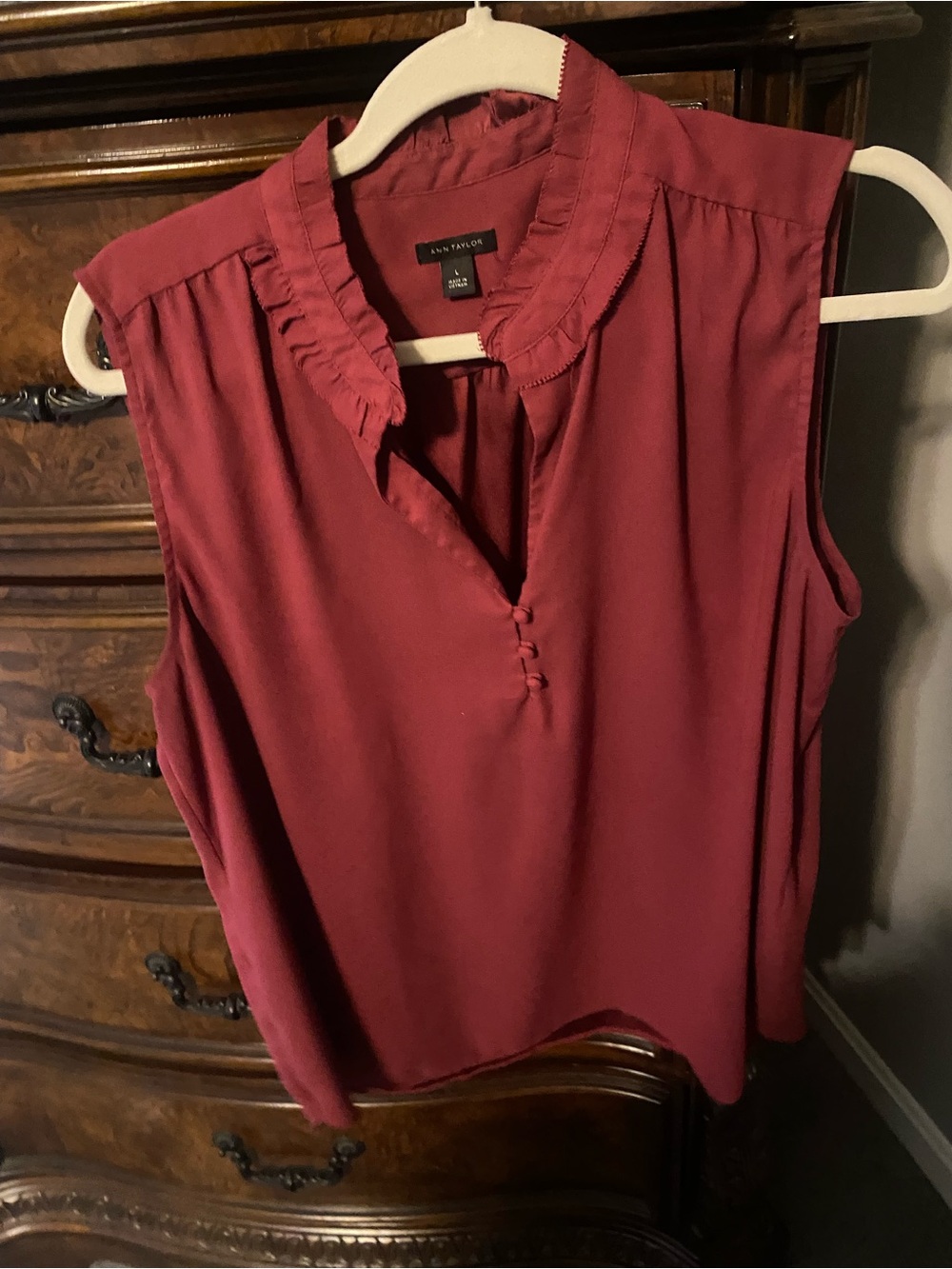 Ann Taylor sleeveless blouse